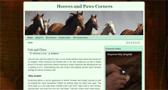 Desktop Screenshot of hoovesandpawscorner.com
